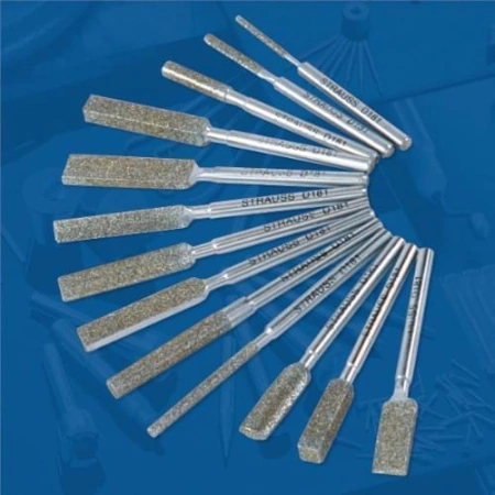 STRAUSS & CO.’s wide range of Hand Machine Files is ideal for use in polishing of Plastic molds and Carbide dies either by hand or in any reciprocating filing machine.
